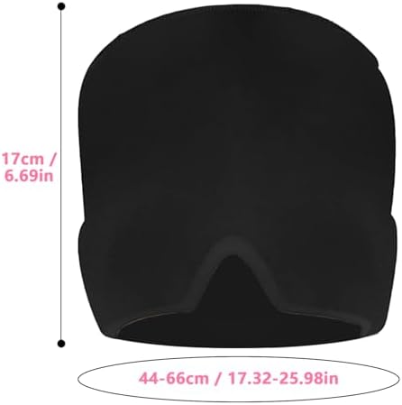 Migraine Relief Cap With Box - Instant Headache Relief Hat Reusable Gel Cap For Migraine Pain Relief Wearable Hot Cold Therapy Therapy (Random Color)