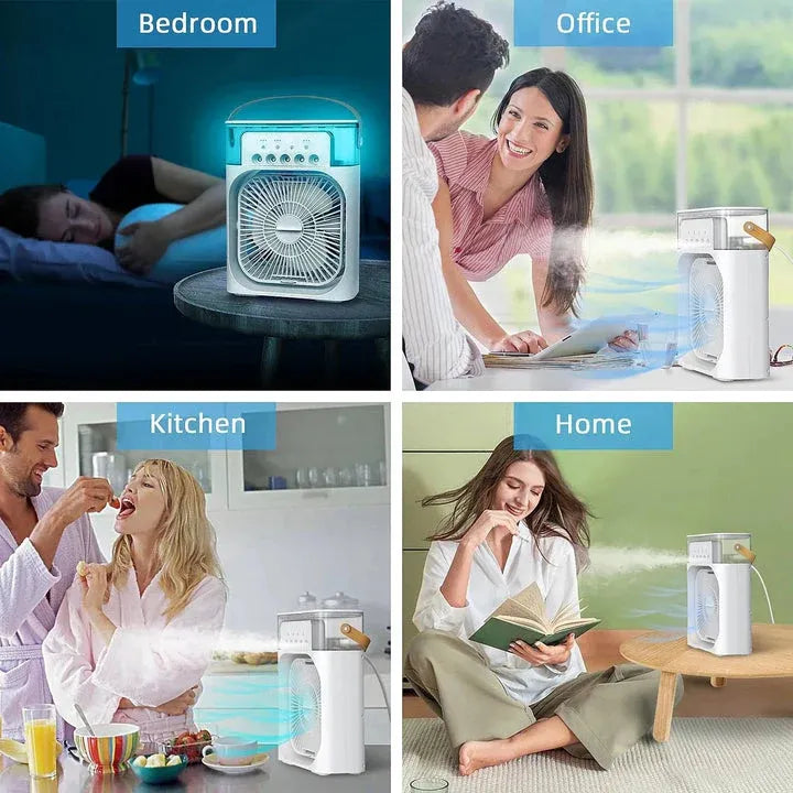 Water Mist Fan – Portable Humidifier Air Cooler
