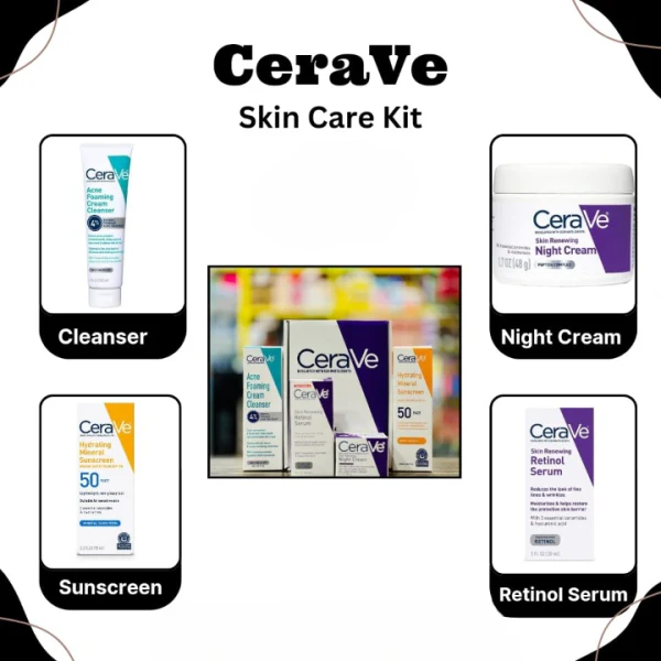 CeraVe 4-in-1 Skincare Bundle