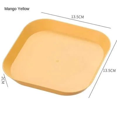 Vibrant Multicolor Plates - 1 Pc Plastic Dinnerware