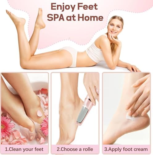 Rechargeable Foot Callus Remover With 1 Extra Head | Foot Pedi | Grinder For Soft Skin | Find Back Feet Care