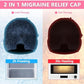 Migraine Relief Cap With Box - Instant Headache Relief Hat Reusable Gel Cap For Migraine Pain Relief Wearable Hot Cold Therapy Therapy (Random Color)