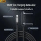 240 W (2in 1 type C fast charging cable + mobile stand)
