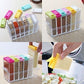 6-Piece Transparent Masala Spice Jar Set