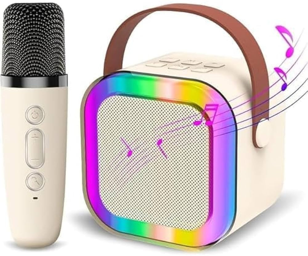 K12 Bluetooth Karaoke Speaker with Voice Changer Mic