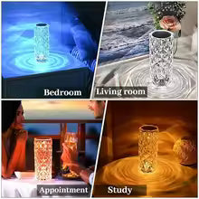Crystal Table Lamp for Bedroom