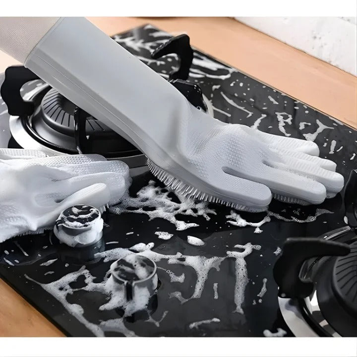 Silicone Washing Gloves