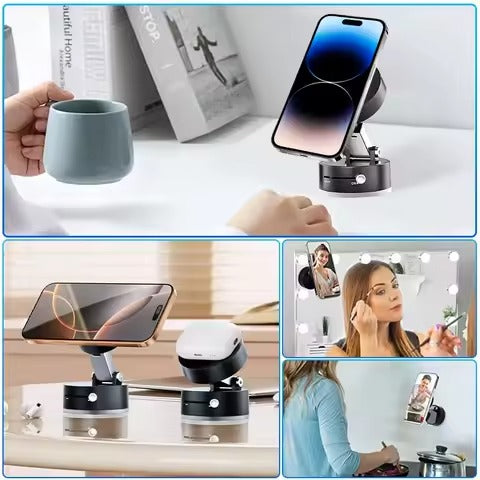 Magnetic Car Phone Holder Suction Mount Foldable 360° Adjustable
